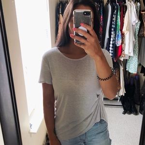 H&M Divided Short Sleeve Tee with Ruching